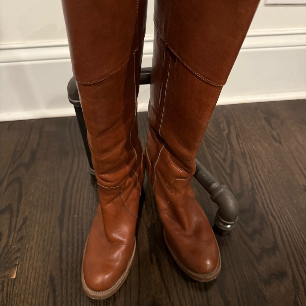 Frye Leather vintage boot Cognac